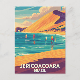 Windsurfers in Jericoacoara Brazilië Reizen Briefkaart