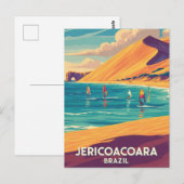 Windsurfers in Jericoacoara Brazilië Reizen Briefkaart (Voorkant / Achterkant)