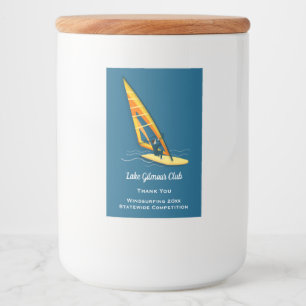 Windsurfetiket Voedselcontainer Etiket