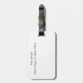 WINDSURFING BAGAGELABEL (Achterkant verticaal)