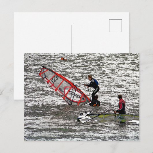 WINDSURFING BRIEFKAART (Voorkant / Achterkant)