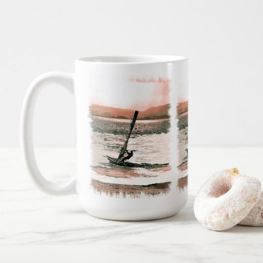 WINDSURFING COFFEE-MOK KOFFIEMOK (Met donut)