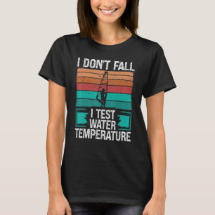 Windsurfing Falling Ik schep Herfst Vintage Rig Wi T-shirt