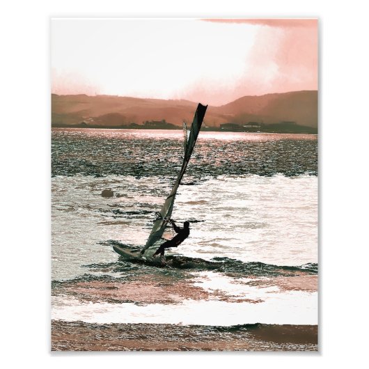 WINDSURFING FOTO AFDRUK (Voorkant)