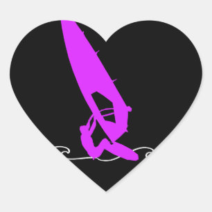 WINDSURFING HART STICKER