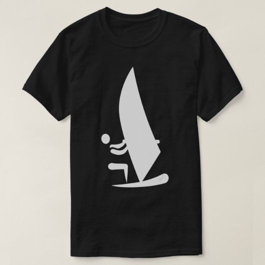 Windsurfing icoon t-shirt (Design voorkant)