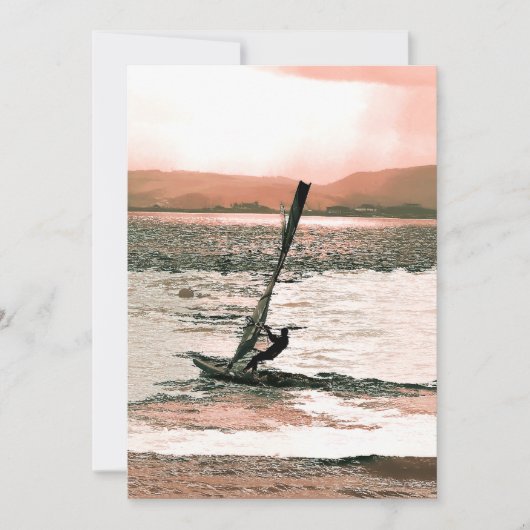 WINDSURFING-INVITATIE (Voorkant)