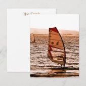 WINDSURFING-INVITATIE (Voorkant / Achterkant)