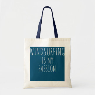 Windsurfing is mijn passie Funny Windsurf Tote Bag