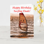 WINDSURFING KAART (Gele Bloem)