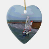 WINDSURFING KERAMISCH ORNAMENT (Rechts)