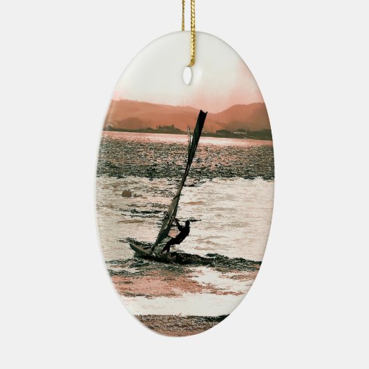 WINDSURFING KERAMISCH ORNAMENT (Rechts)