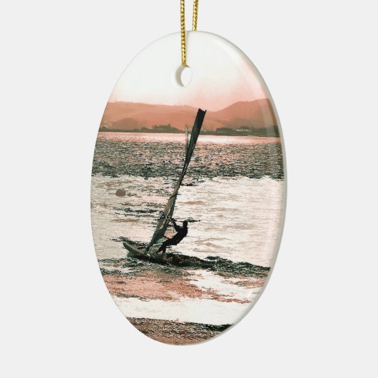 WINDSURFING KERAMISCH ORNAMENT (Links)