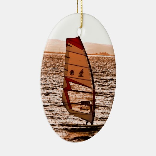 WINDSURFING KERAMISCH ORNAMENT (Rechts)