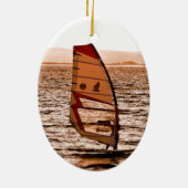 WINDSURFING KERAMISCH ORNAMENT (Achterkant)