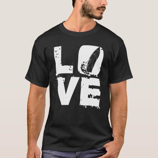Windsurfing Love Windsurf Surfing Windsurfer 1 T-shirt (Voorkant)