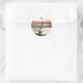 WINDSURFING RONDE STICKER (Tas)