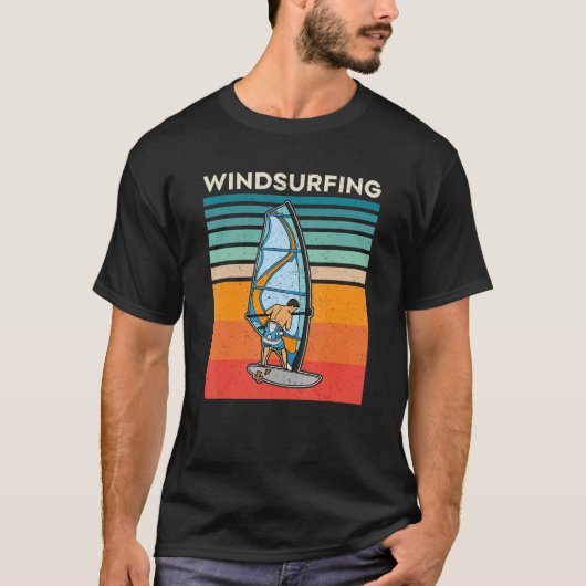 Windsurfing Sailing Surfing Sea Saying T-shirt (Voorkant)