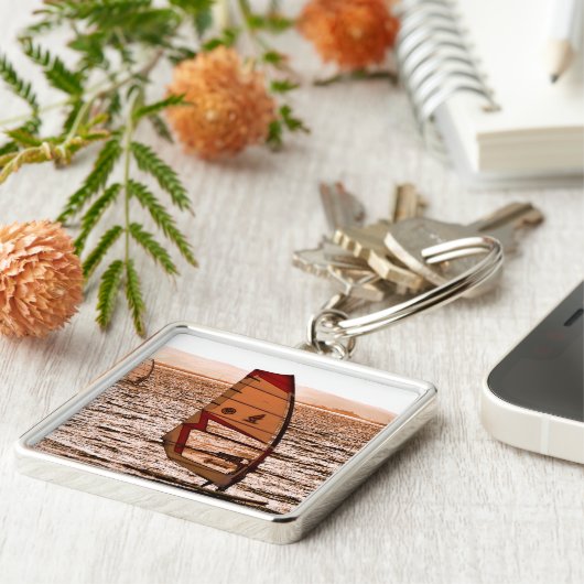 WINDSURFING SLEUTELHANGER (Zijkant)