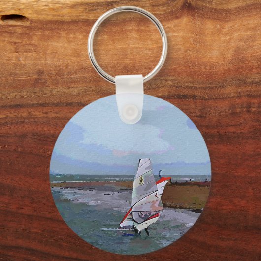 WINDSURFING SLEUTELHANGER (Voorkant)