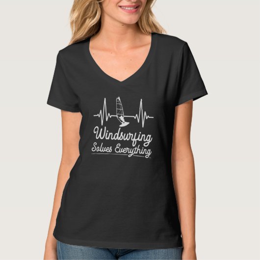 Windsurfing Surfplank Watersport 5 T-shirt (Voorkant)