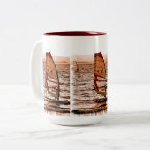 WINDSURFING TWEEKLEURIGE KOFFIEMOK (Voorkant links)