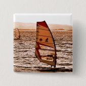 WINDSURFING VIERKANTE BUTTON 5,1 CM (Voorkant)
