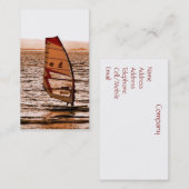 WINDSURFING VISITEKAARTJE (Voorkant / Achterkant)