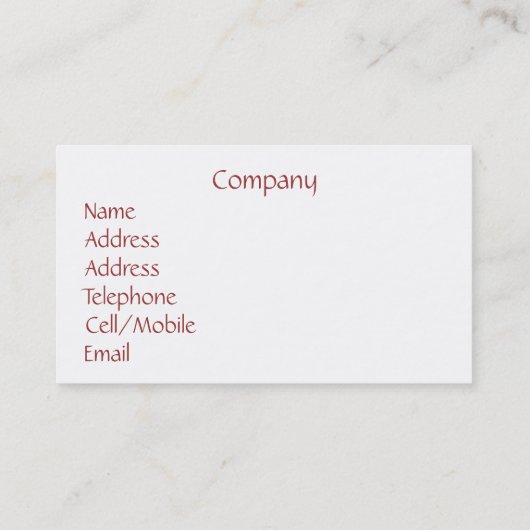 WINDSURFING VISITEKAARTJE (Achterkant)