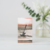 WINDSURFING VISITEKAARTJE (Staand voorkant)