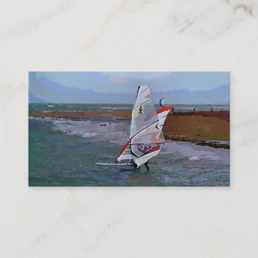 WINDSURFING VISITEKAARTJE (Voorkant)