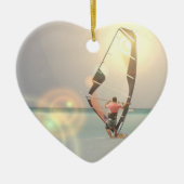 Windsurfsport Keramisch Ornament (Voorkant)