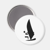 Windsurfsymbool Magneet (Voorkant / Achterkant)