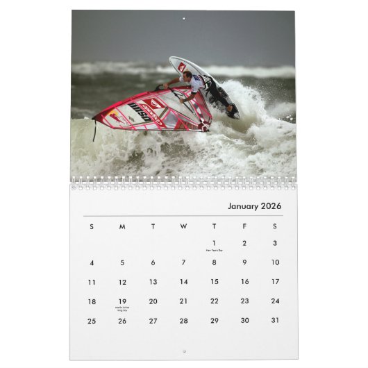Windsurfwandkalender Kalender (Jan 2026)