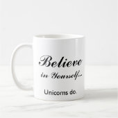 Windswept Amethyst Unicorn Koffiemok (Links)