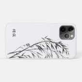 Windswept Bamboo, bent bamboo Case-Mate iPhone Case (Achterkant (horizontaal))