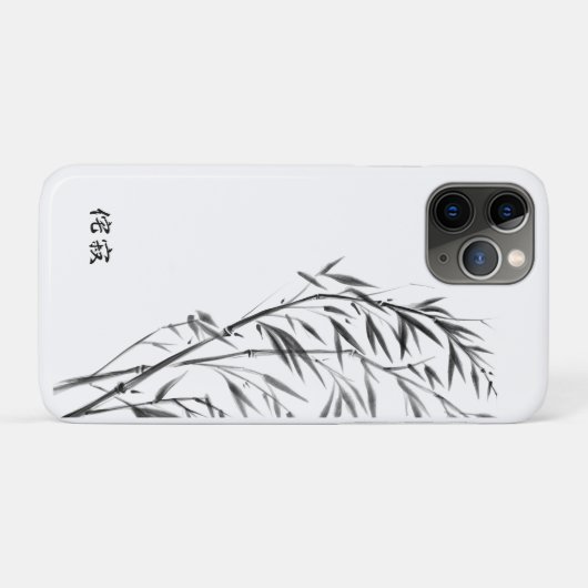 Windswept Bamboo, bent bamboo Case-Mate iPhone Case (Achterkant (horizontaal))