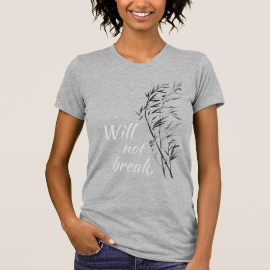 Windswept Bamboo, bent bamboo T-shirt (Voorkant)