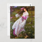 Windswept door John William Waterhouse Briefkaart (Voorkant / Achterkant)