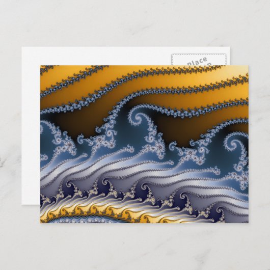 Windswept Fractal Art Briefkaart (Voorkant / Achterkant)