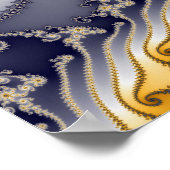 Windswept Fractal Art Poster (Hoek)