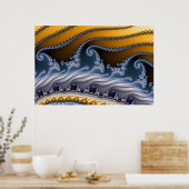 Windswept Fractal Art Poster (Keuken)