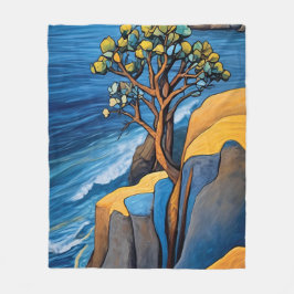 Windswept Serenity Fleece Deken