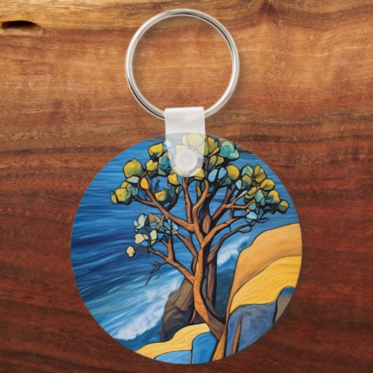 Windswept Serenity Sleutelhanger (Achterkant)