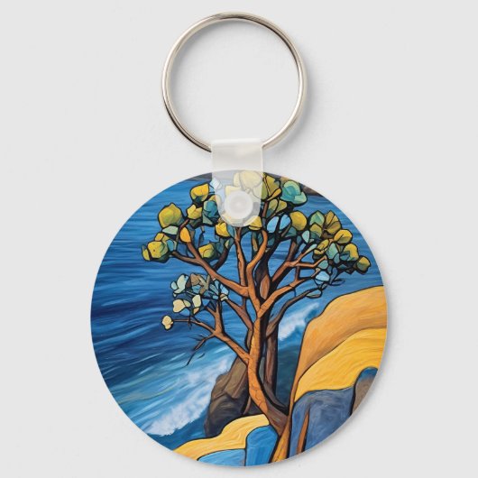 Windswept Serenity Sleutelhanger (Achterkant)