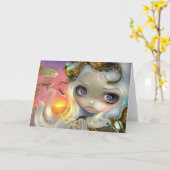 "Windswept" Wenskaart Kaart (Gele Bloem)