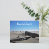 Windswept Zand, Driftwood, Heceta Beach, OF Briefkaart (Staand voorkant)