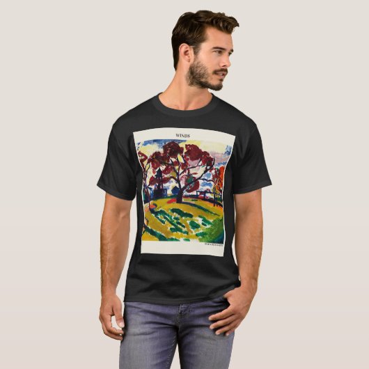 WINDT VAN HENRY LYMAN SAYEN, Abstracte  moder T-shirt (Voorkant volledig)