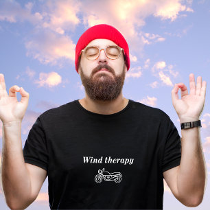 Windtherapie motorfiets t-shirt