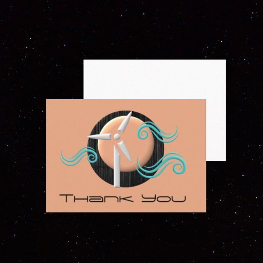 Windtoren Dank u Visitekaartje